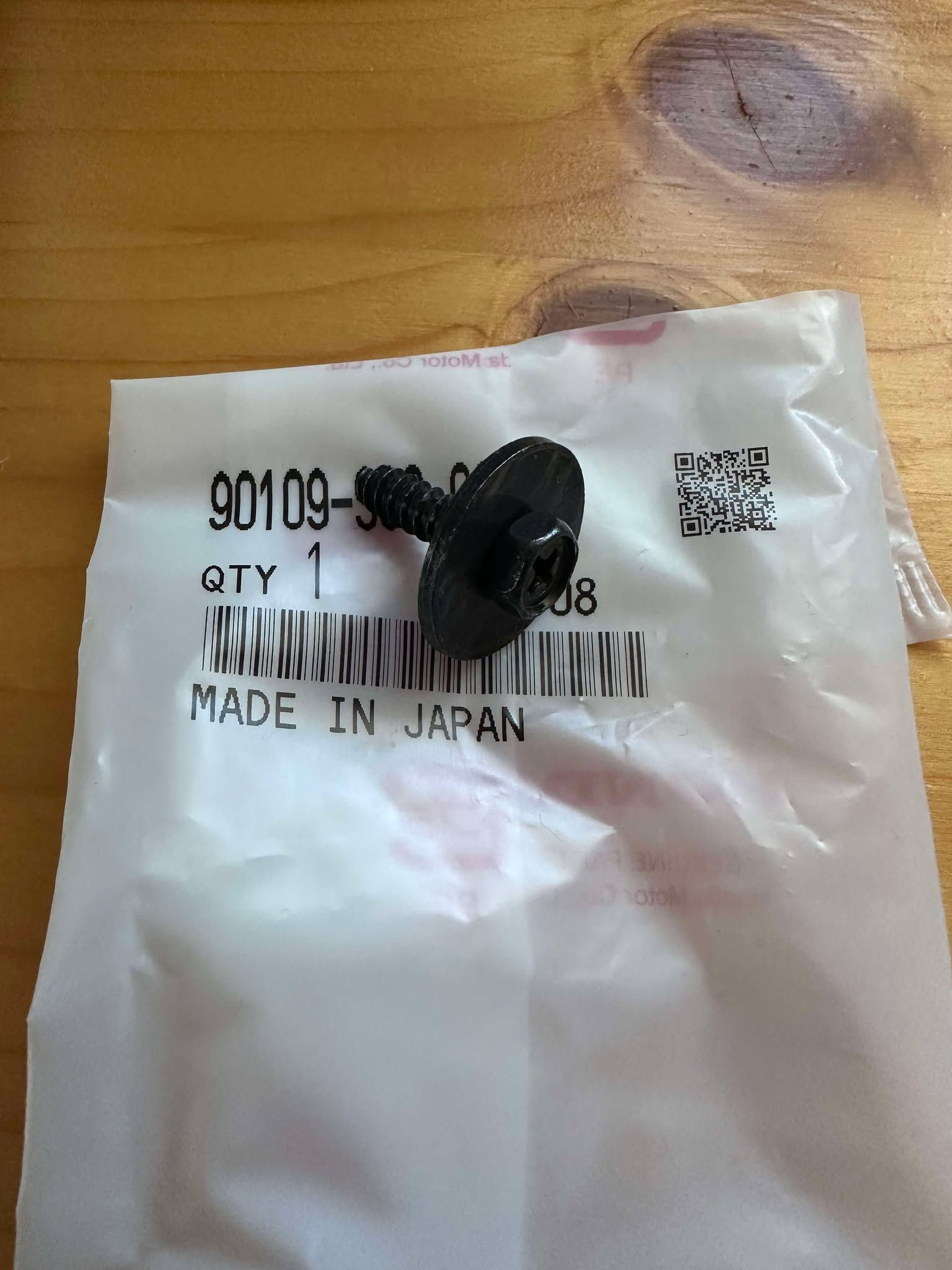 Genuine Honda Screw Tapping. 90109-SS0-000