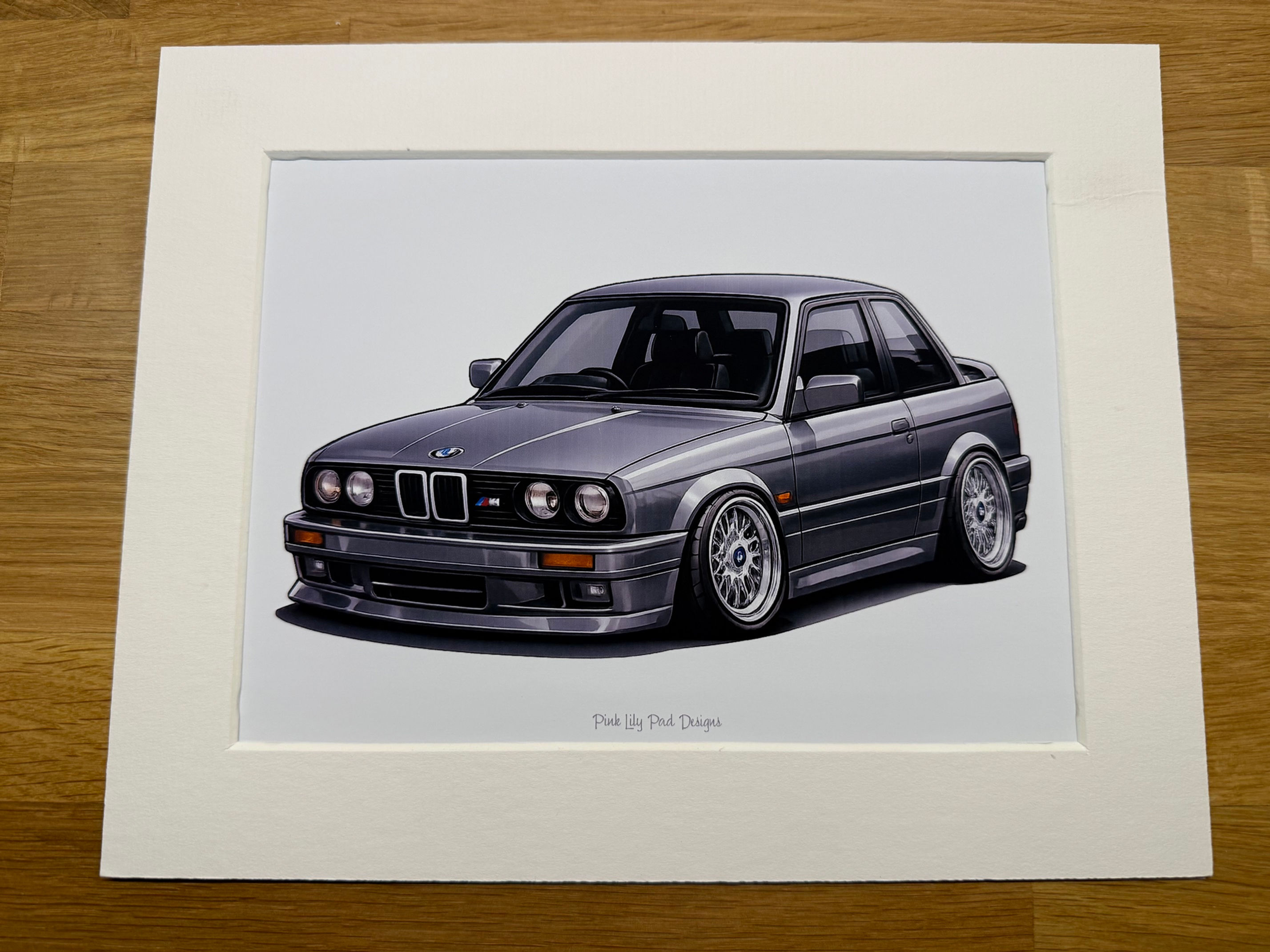 BMW 325 Coupe Sport Cartoon Artwork