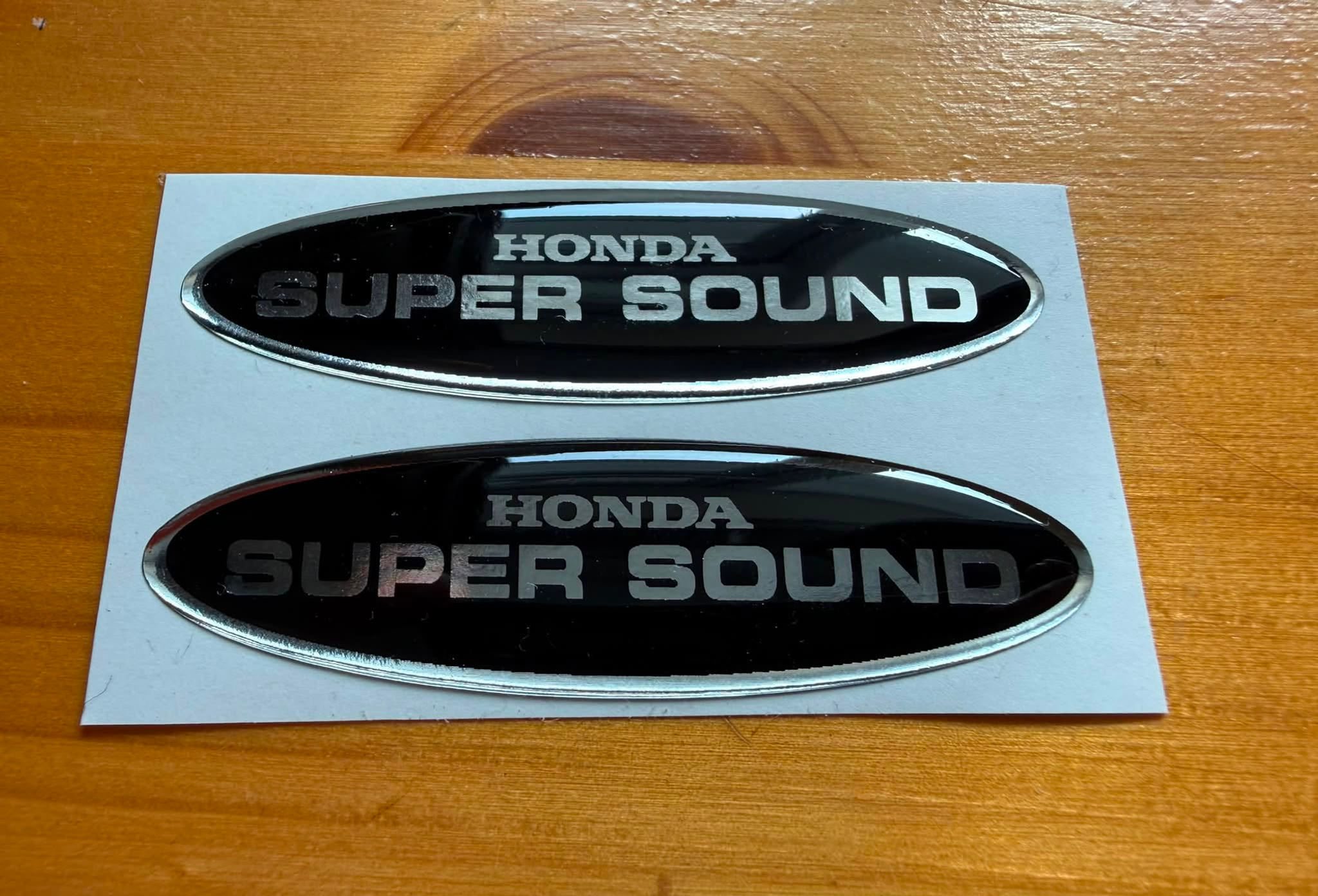 Honda Super Sound Domed Decals