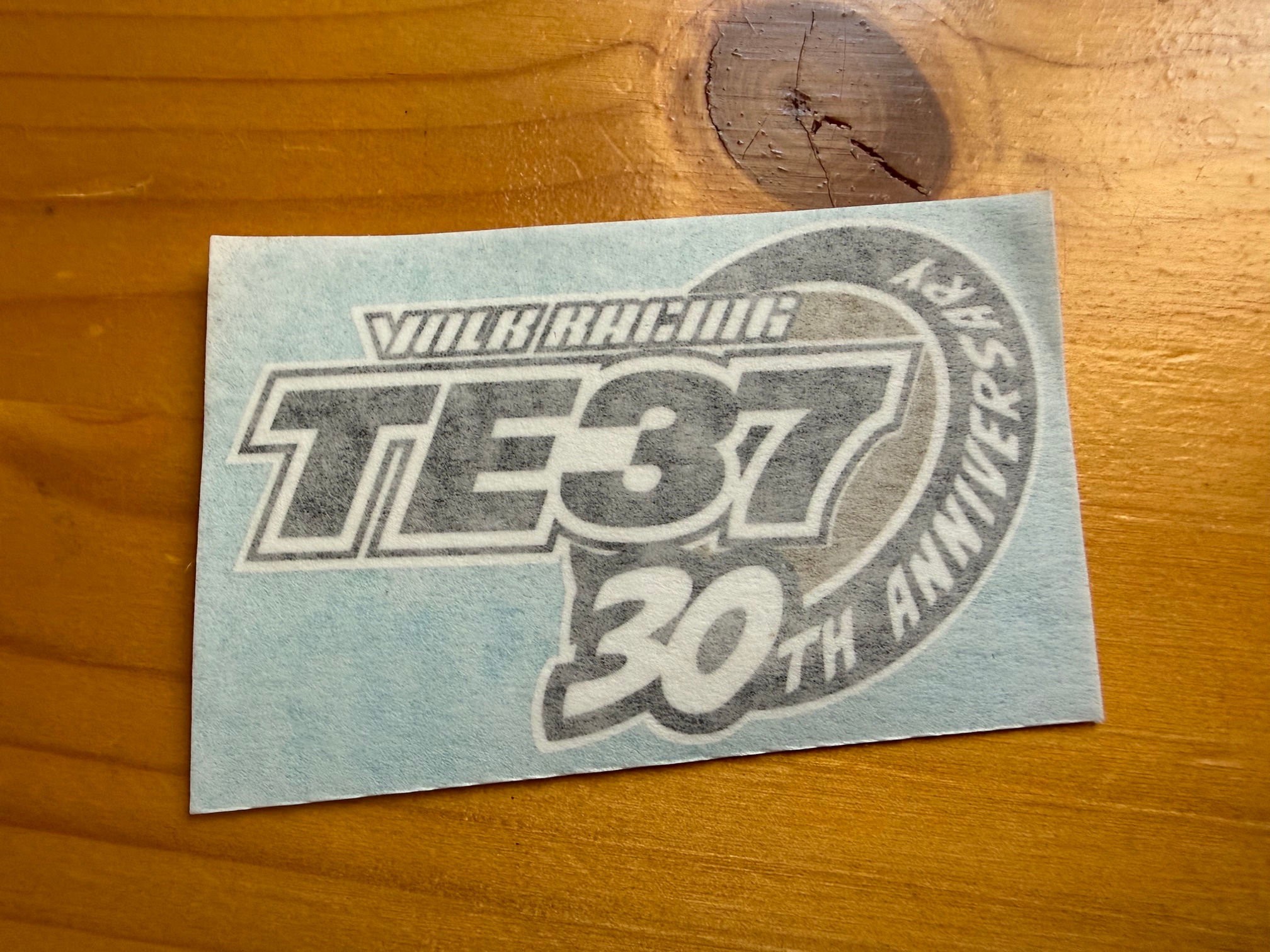 Volk Racing TE37 30th Decal