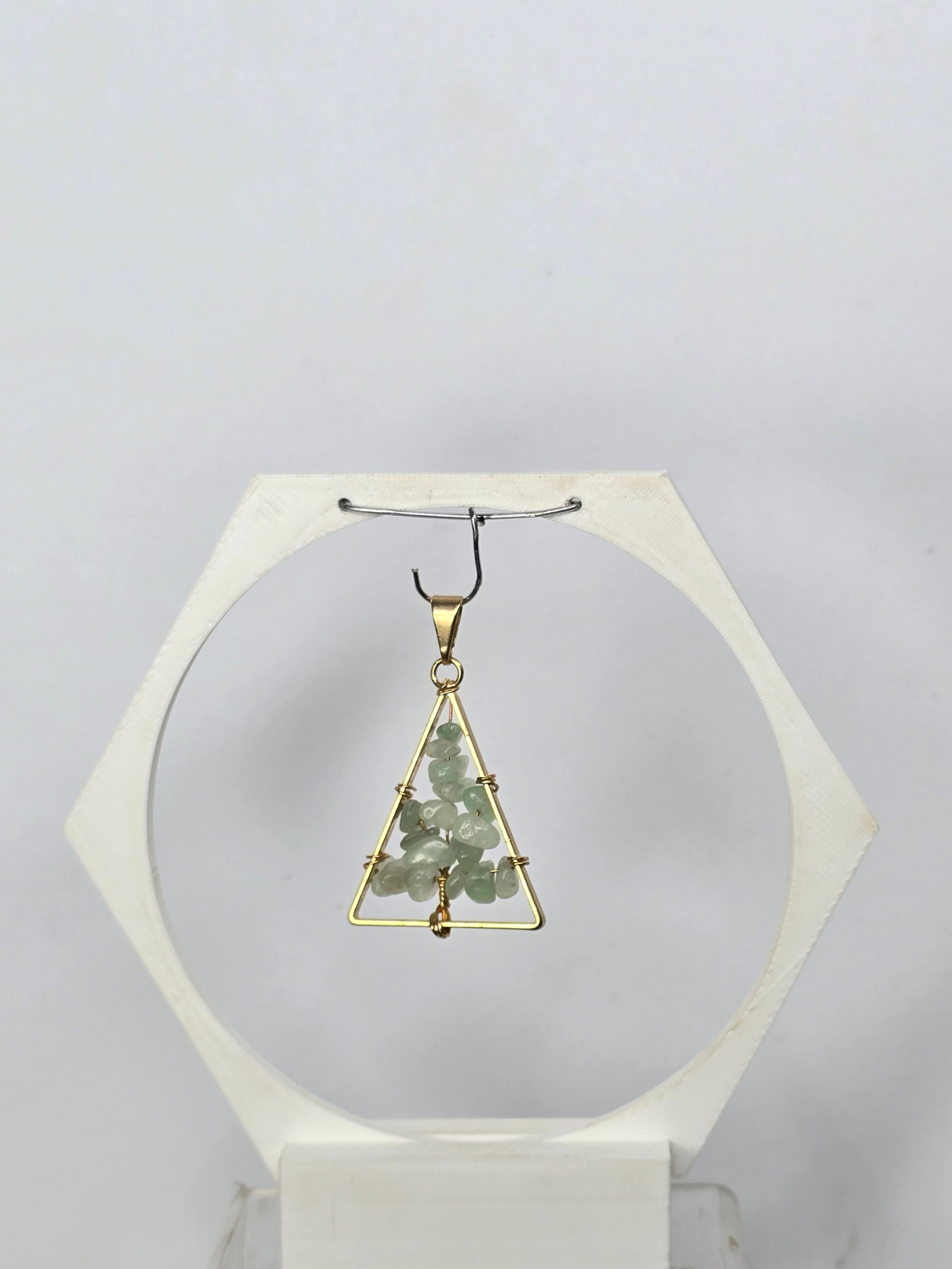 Pingente Quartzo Verde 041