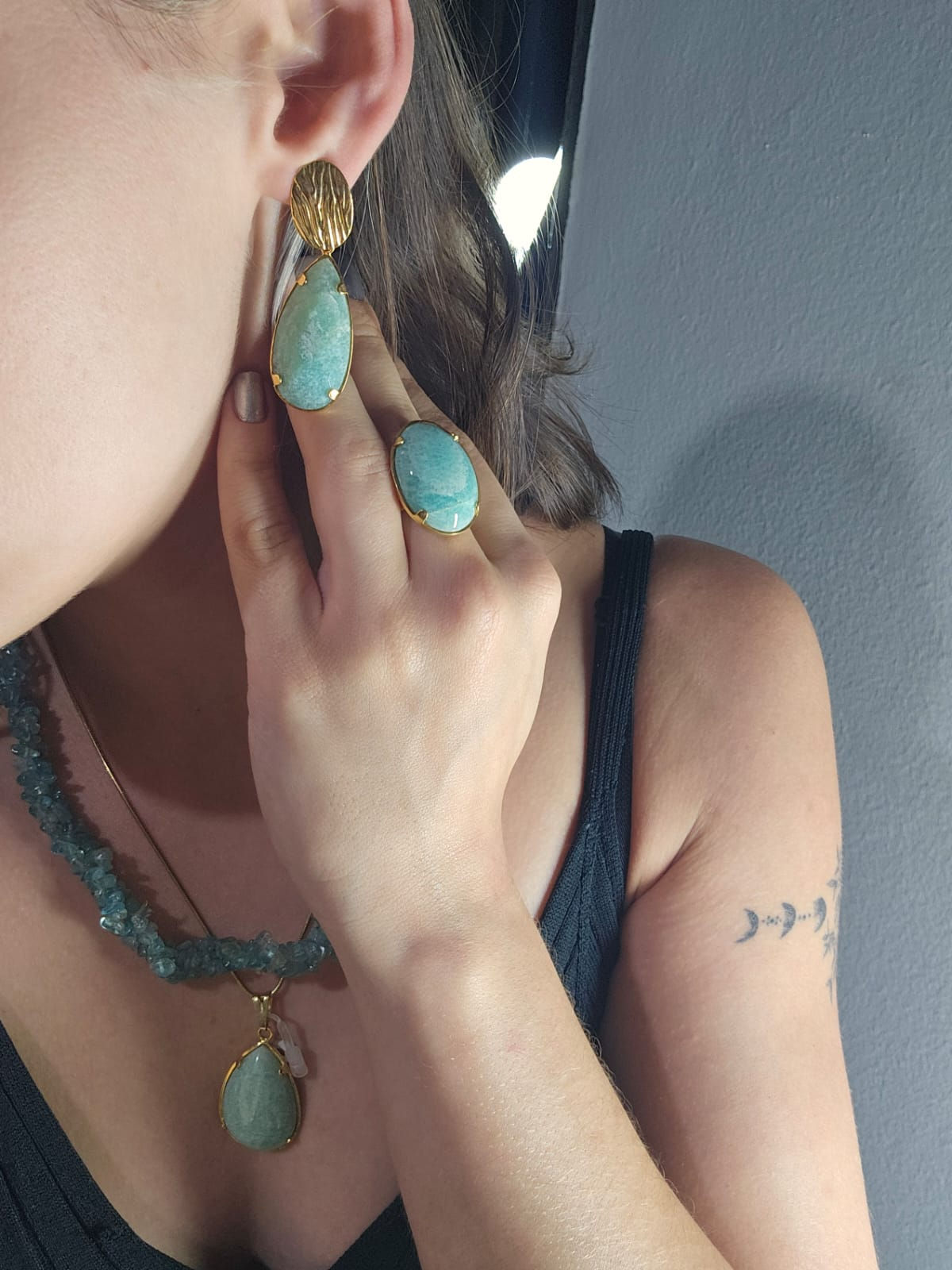 Conjunto Amazonita + Apatita (005)