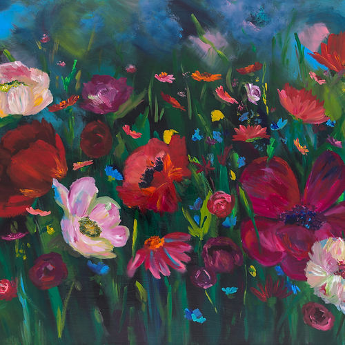 "Spring Wildflowers"
36"x48"x1.5
Acrylic on Canvas