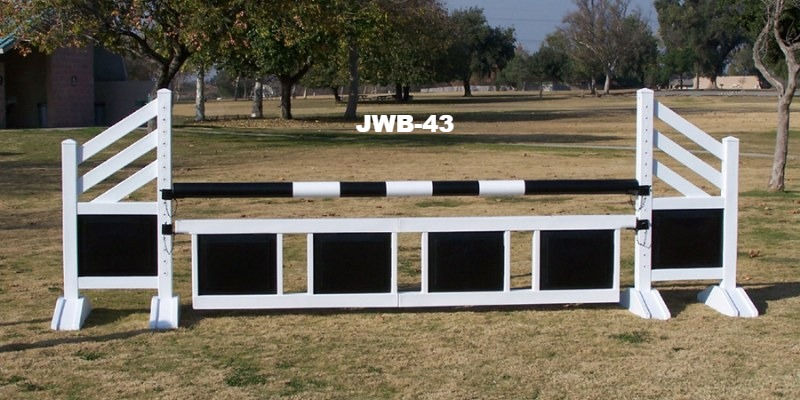 Thumbnail: Vertical with Striped Rail and Matching Gate JWB-43