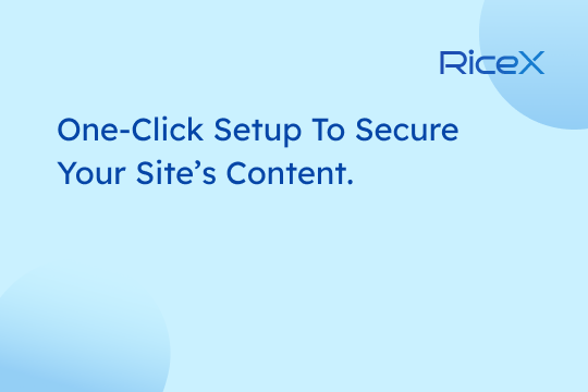 RiceX - Disable Right Click banner