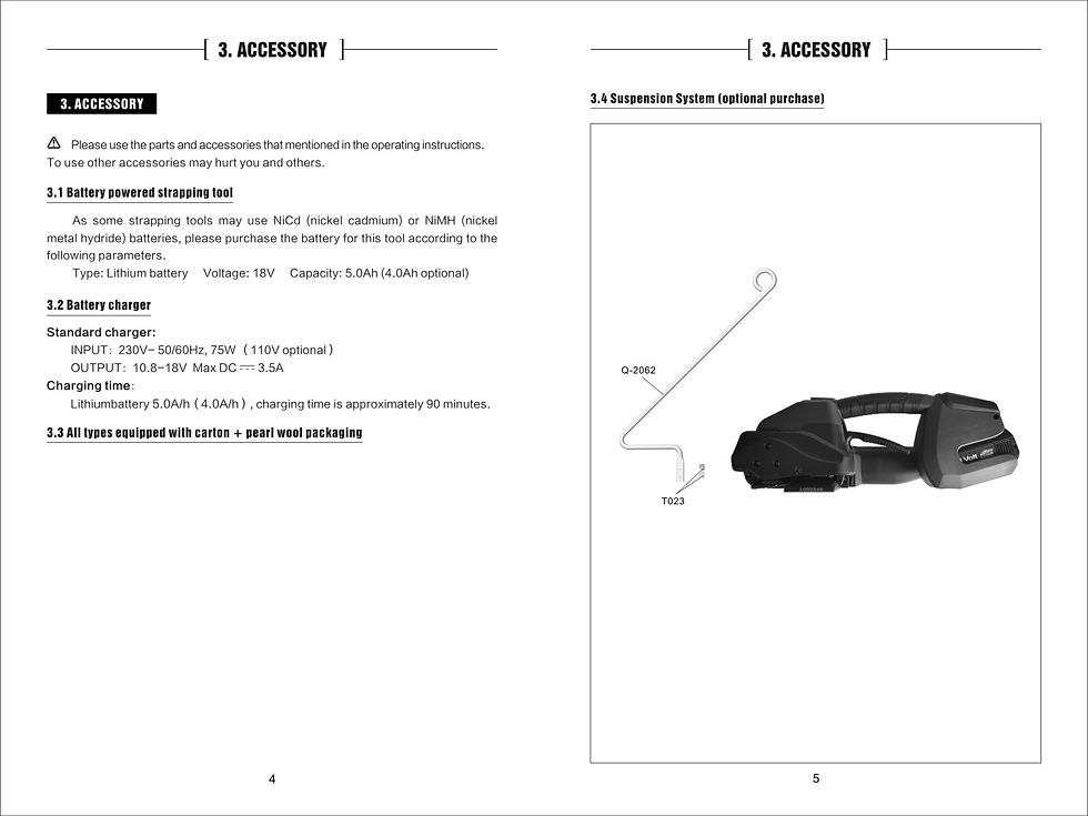 Thumbnail: Q2L One-Button Full Automatic Electric Battery Powered Strapping Machine