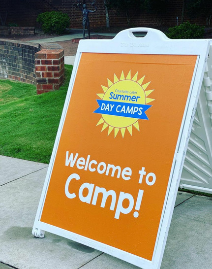 A-frame Welcome Sign