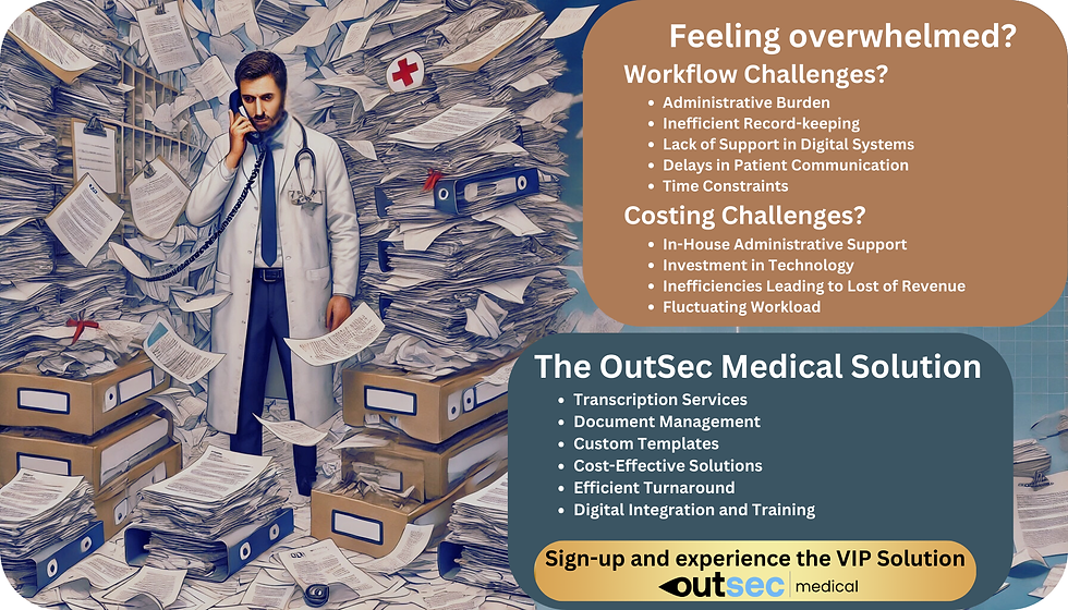 An overwhelmed Independent or Sole Medical Professional / Medico Legal and Witness Expert