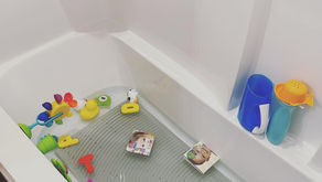 Bath Time with a 9 Month Old