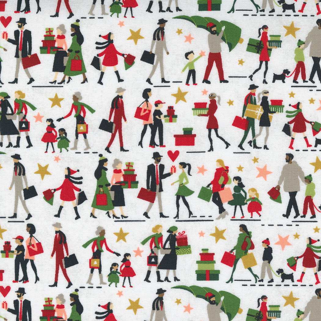 Moda Hustle and Bustle by Fig Tree and Co 30661-11- Blizzard