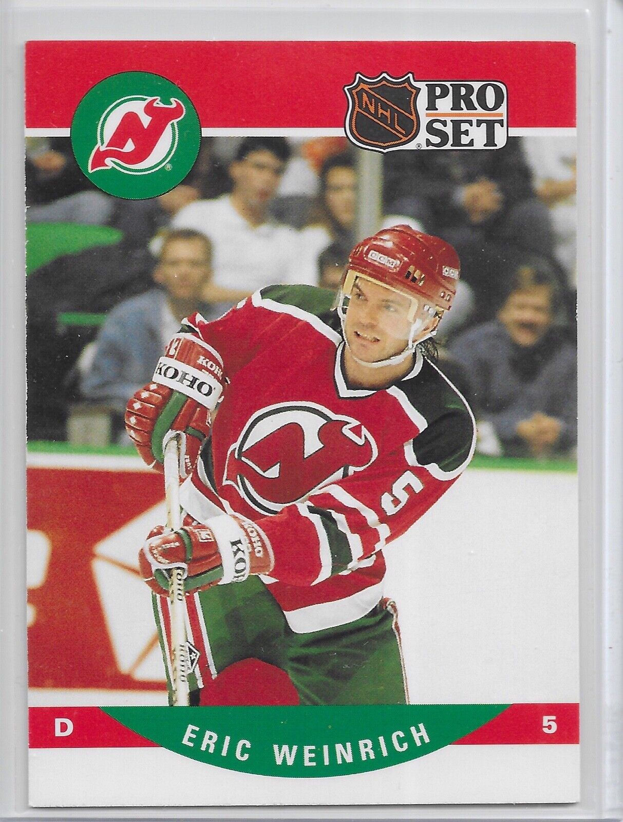 1990-91 Pro Set 622 Eric Weinrich