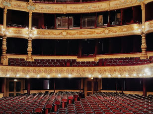 Zuschauersaal in Oper