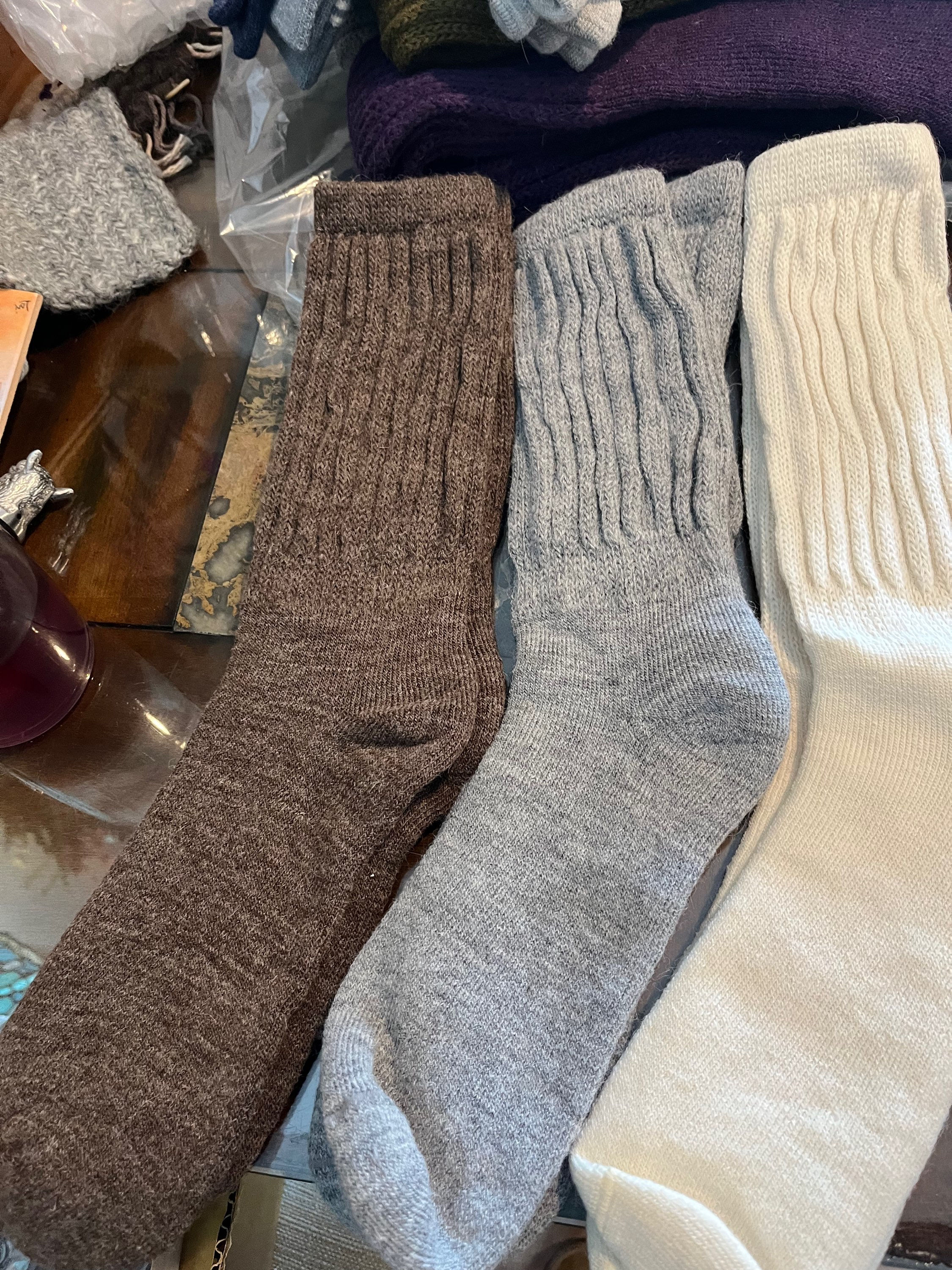 Comfy Alpaca sock - Keep your feet warm ! 