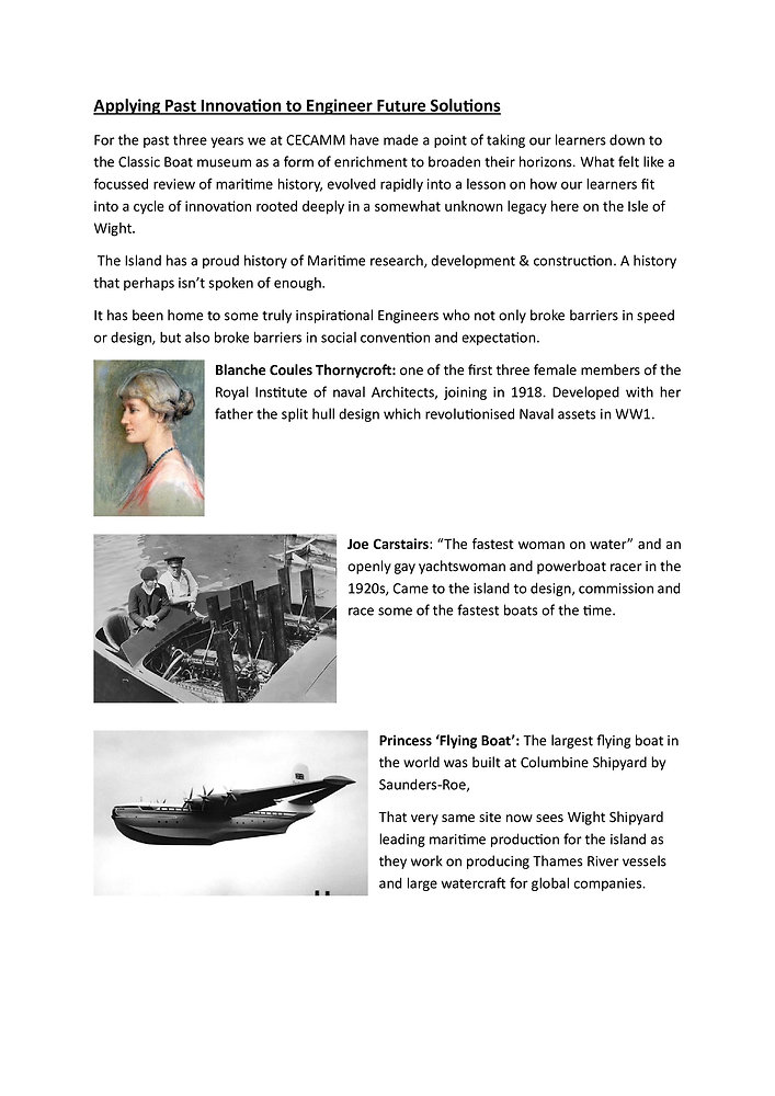 Past Engineering Development Applying Past Innovation to Engineer Future Solutions