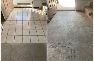 Tile and Carpet Flooring Removal