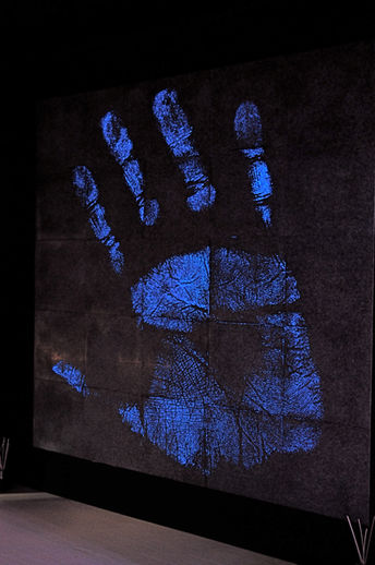 photoluminescence granite wall