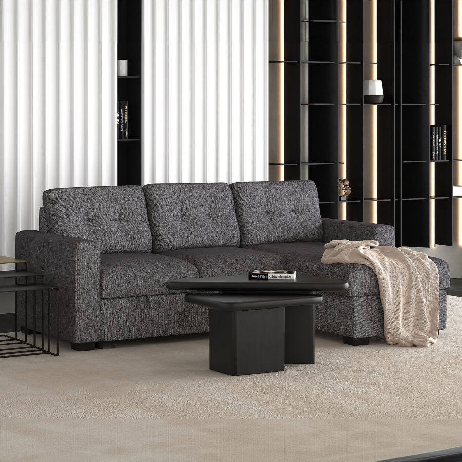 Thumbnail: Tyson - Sectional Sofa w/Bed & Storage (reversible)