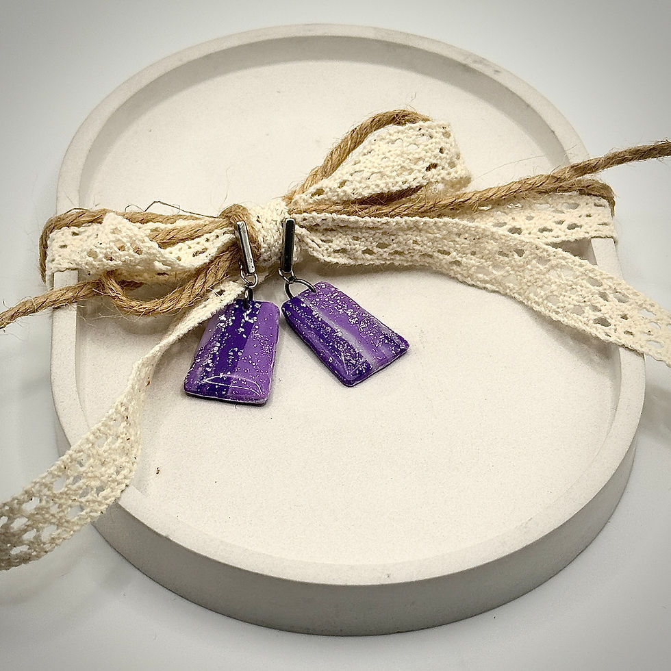 Thumbnail: Earrings Violet Long 2
