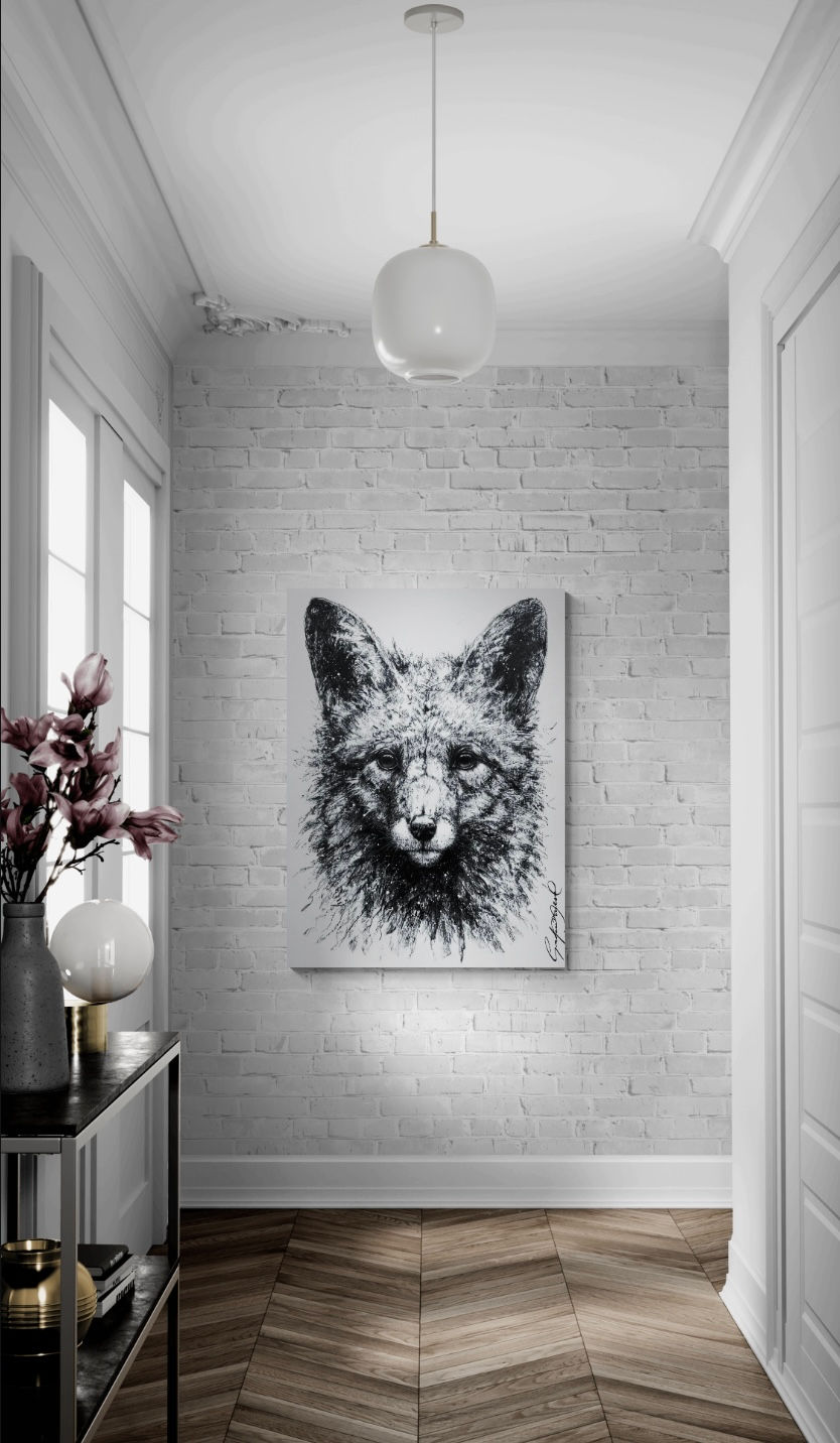 Thumbnail: Fox painting "Fin Fox"