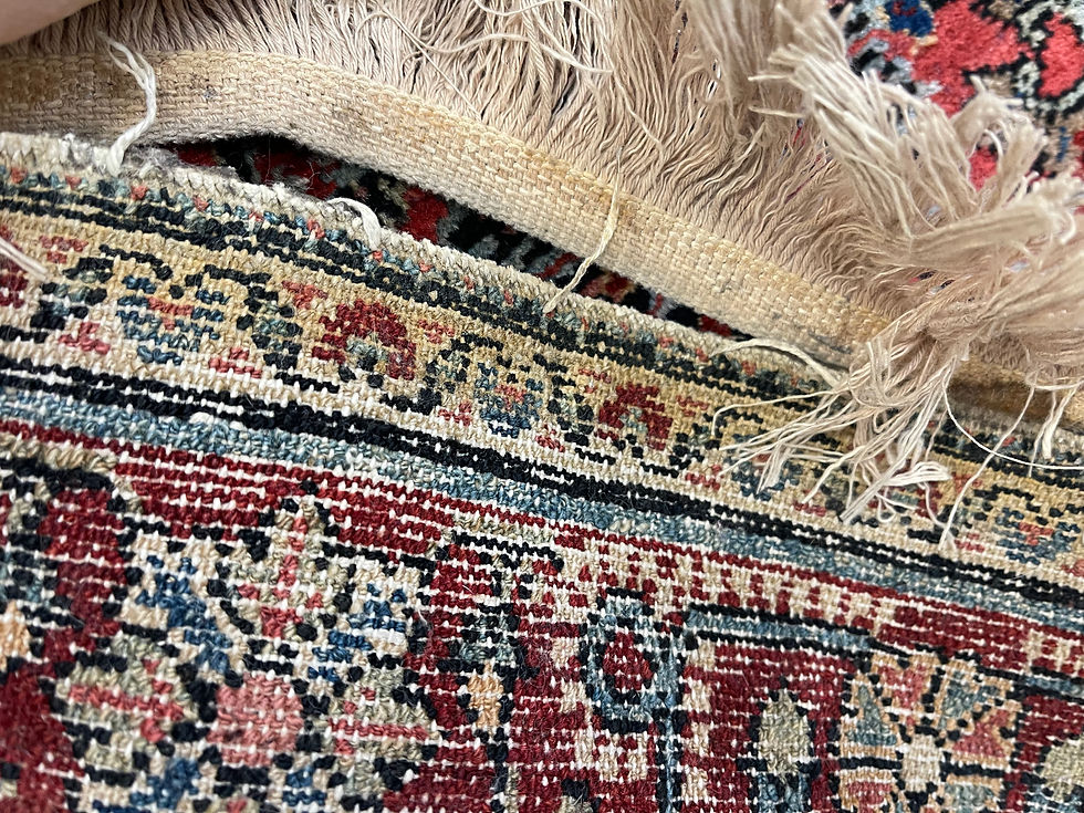 rug damaged by improper repair