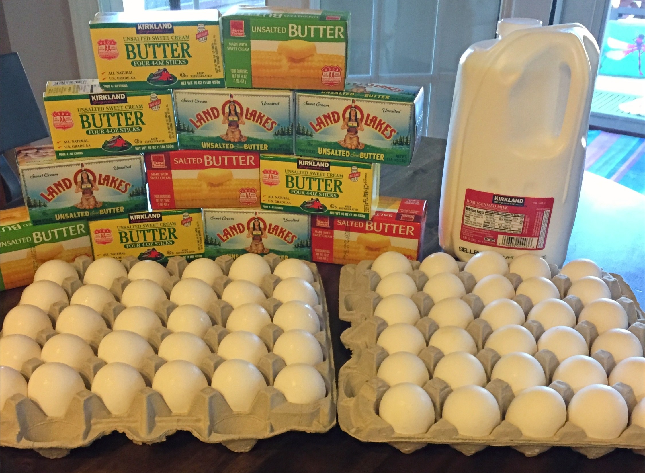 Arranged Food and Objects