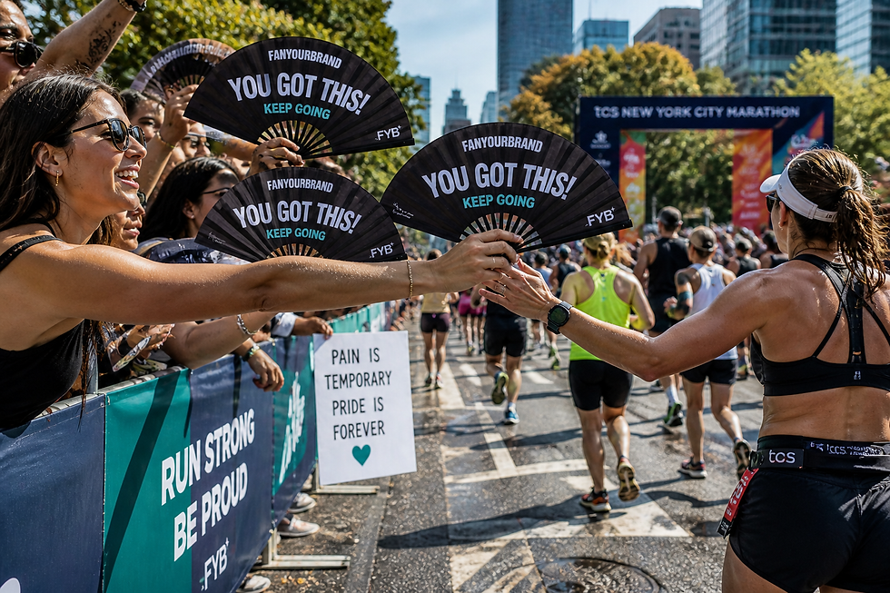 Elevate Your Marathon Experience with Custom Folding Fans