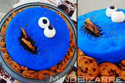 Cookie Monster Cake