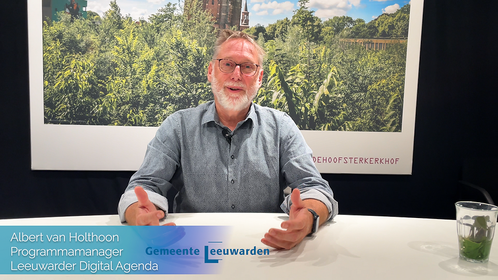 Albert van Holthoon, program manager for the Leeuwarden Digital Agenda, discusses the use case of the 3D City Model for the municipality of Leeuwarden.