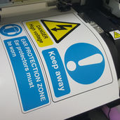 Noise warning sign