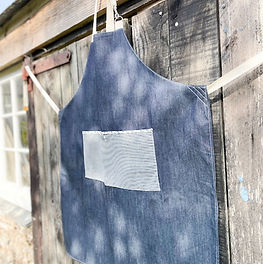 Navy denim craft apron, workshop apron, Porter Arbon-3_edited.jpg