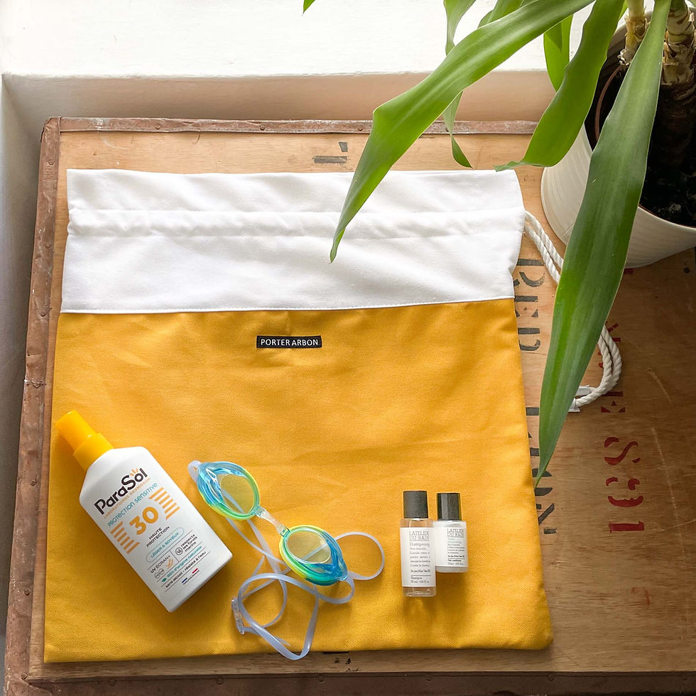 Miniatura: Swim Bag - Yellow & White