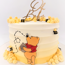 Novelty cake, bespoke cakes, tailor made cake, unique cake, cakes birmingham, birmingham cakes, cake designs, Sutton Coldfield cakes, four oaks cakes, Sutton Coldfield eggless cakes, Sutton Coldfield vegan cakes, eggless cakes, vegan cakes, gluten free cakes, cakes West Midlands, cakes, cake makers, handmade cakes, celebration cakes, baby shower cake, baby shower cake ideas, elegant baby shower cake, dried floral baby shower cake, baby shower cake ideas, neutral baby shower cake, nude baby shower cake, bump cake, Winnie the Pooh cake, what will it bee baby shower cake, baby shower cake, oh baby cake, baby shower bespoke cake, yellow baby shower cake,