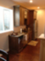 Basement bar kitchenette