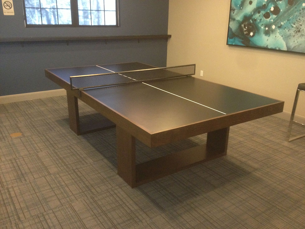 Walnut ping pong table