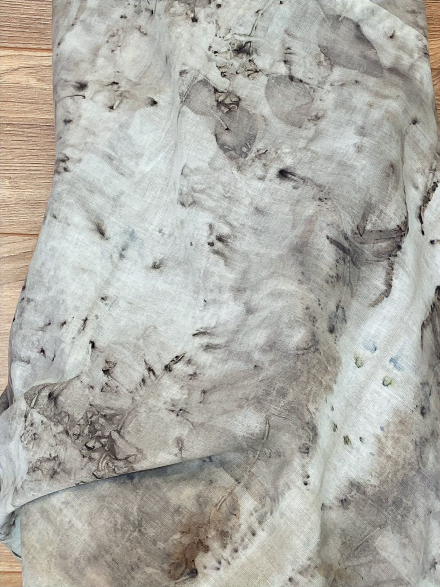 Foulard 100% coton bio, vert tendre