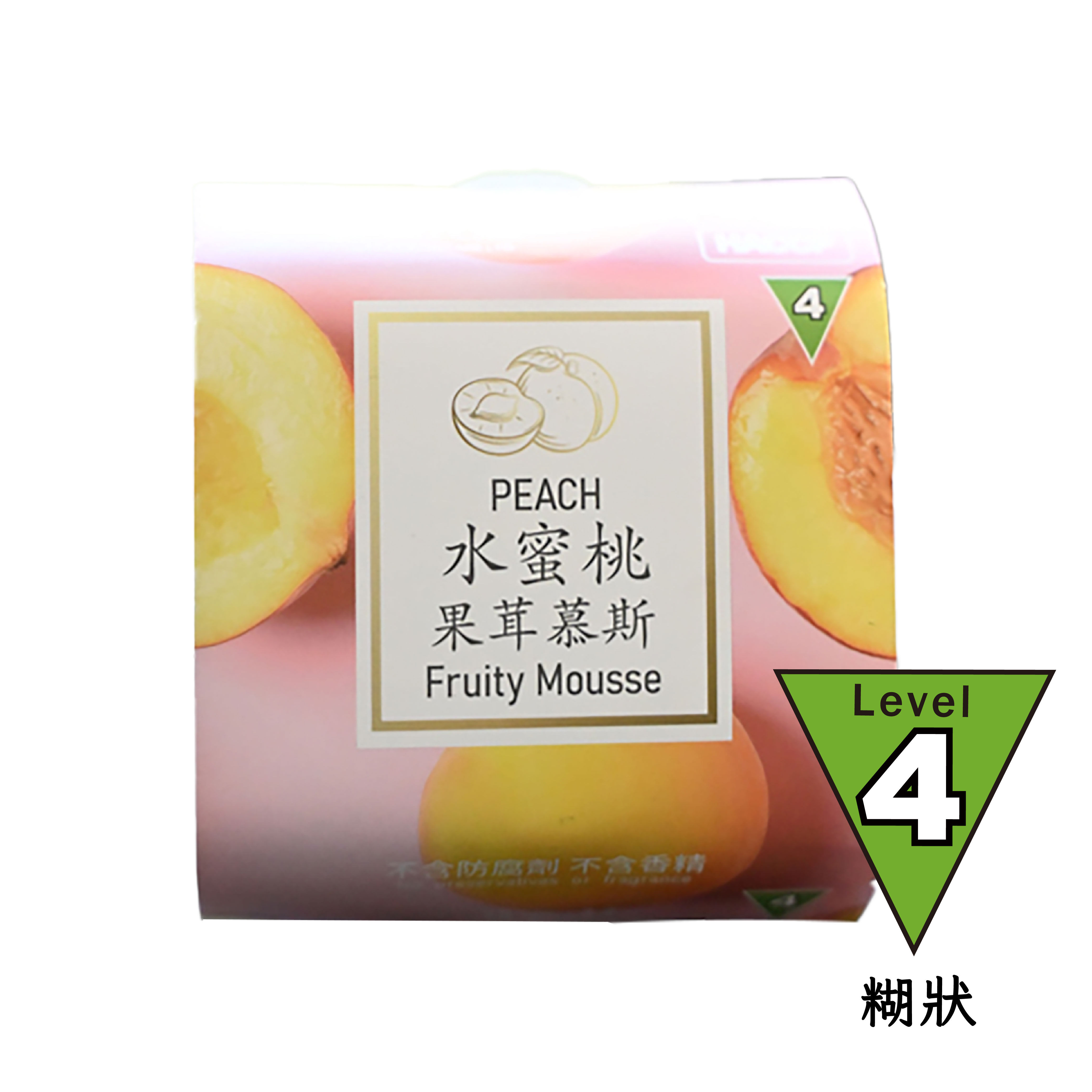 水蜜桃果茸慕斯