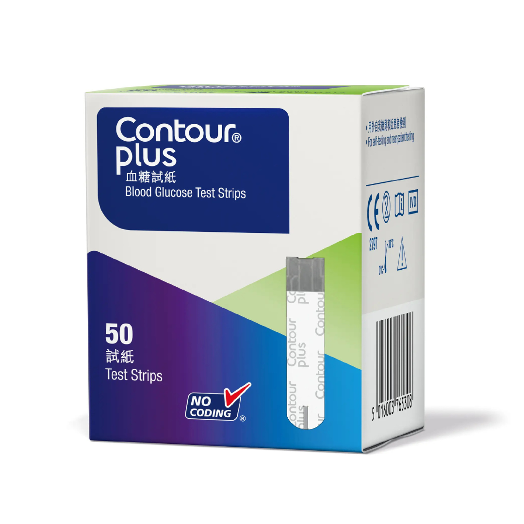 Contour Plus 血糖測試紙 50片