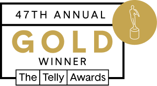Wienot Films is a Gold Telly Award Winner