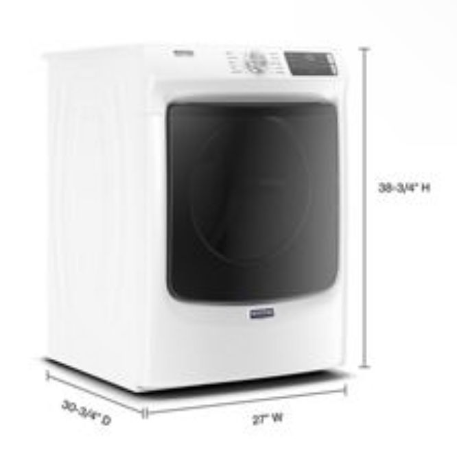 Thumbnail: Maytag FRONT LOAD GAS DRYER WITH EXTRA POWER AND QUICK DRY CYCLE - 7.3 CU. FT.