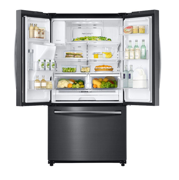 Thumbnail: Samsung 25 cu. ft. French Door with External Water & Ice Dispenser Dual Ice Make