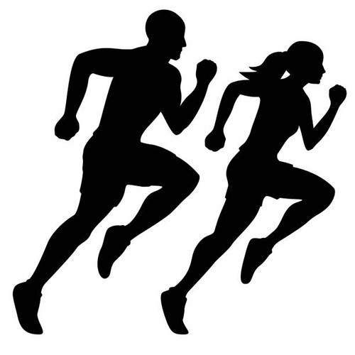 Track and Field banner 3x4" ThirteenthStDesign