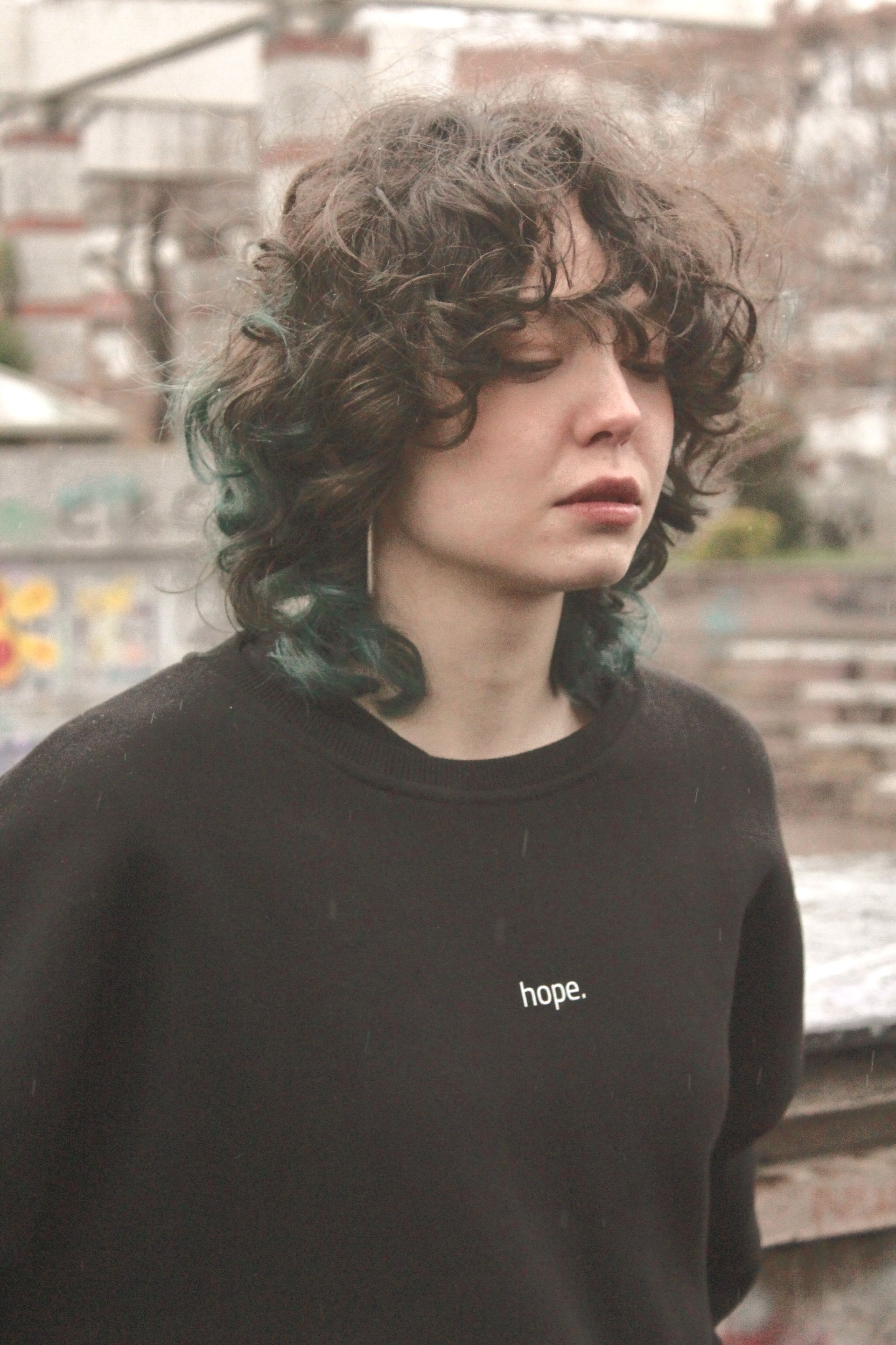 hope. Sweatshirt kışlık