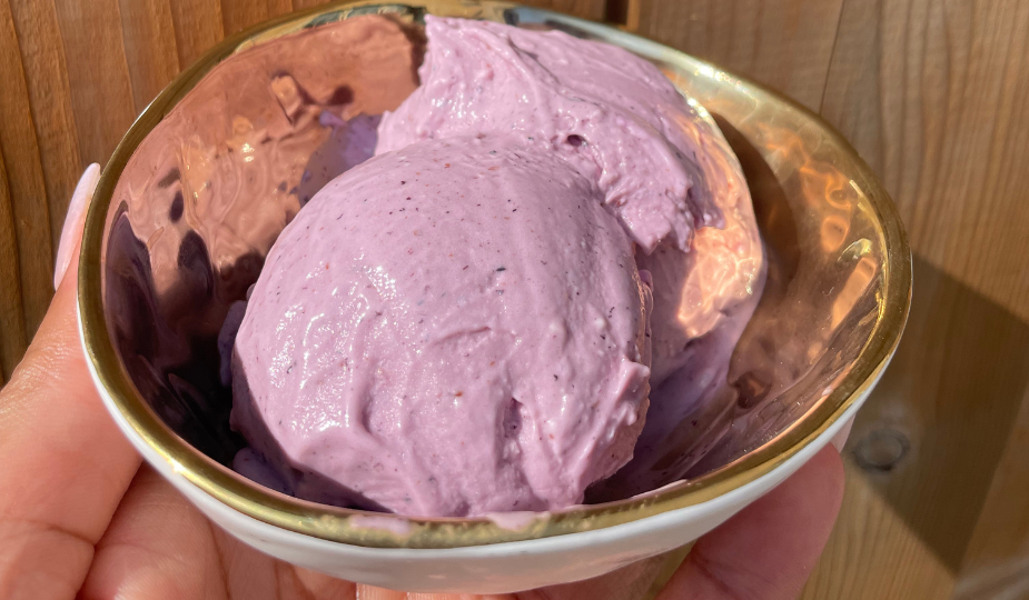 3 Ingredient Mixed Berry Ice Cream