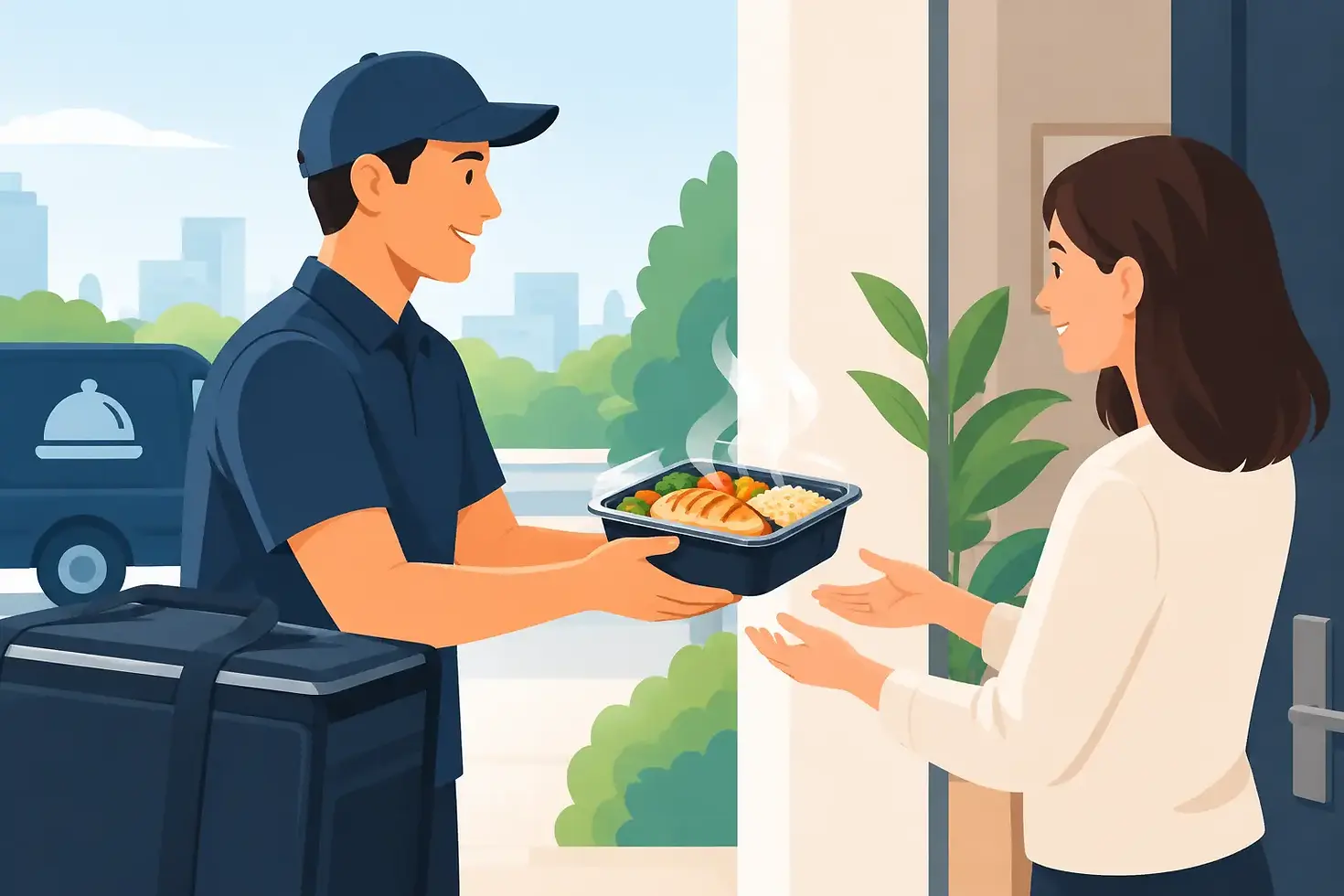 Heißes Essen richtig liefern und frisch genießen