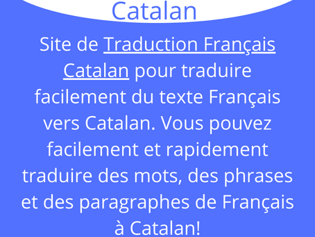 Traduction Français Catalan en ligne