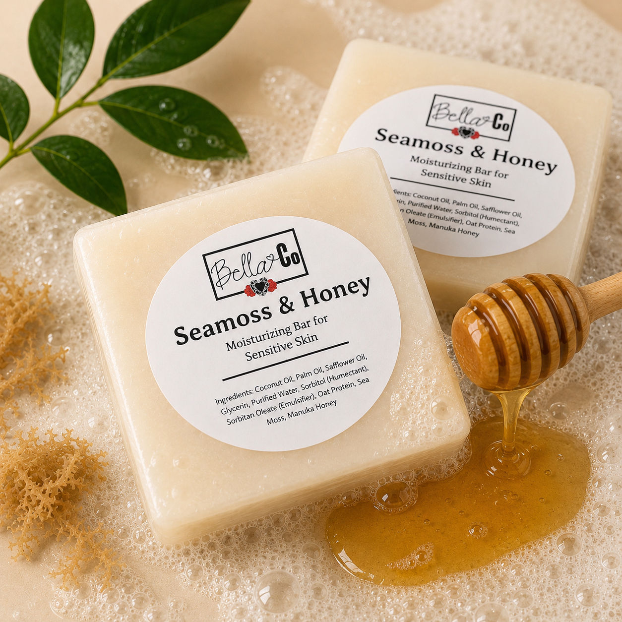 Sea Moss & Honey Soap Bar