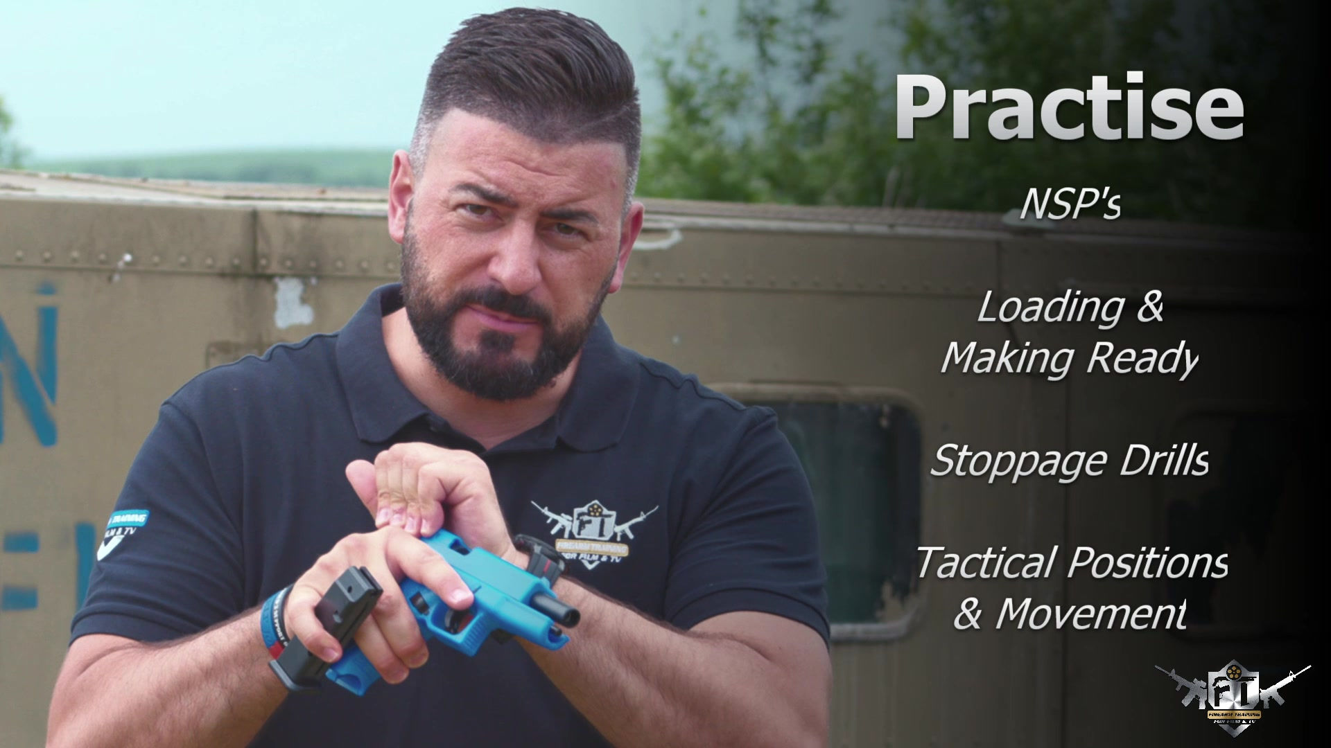 Glock 17 Training SPRING BB PISTOL - Blue