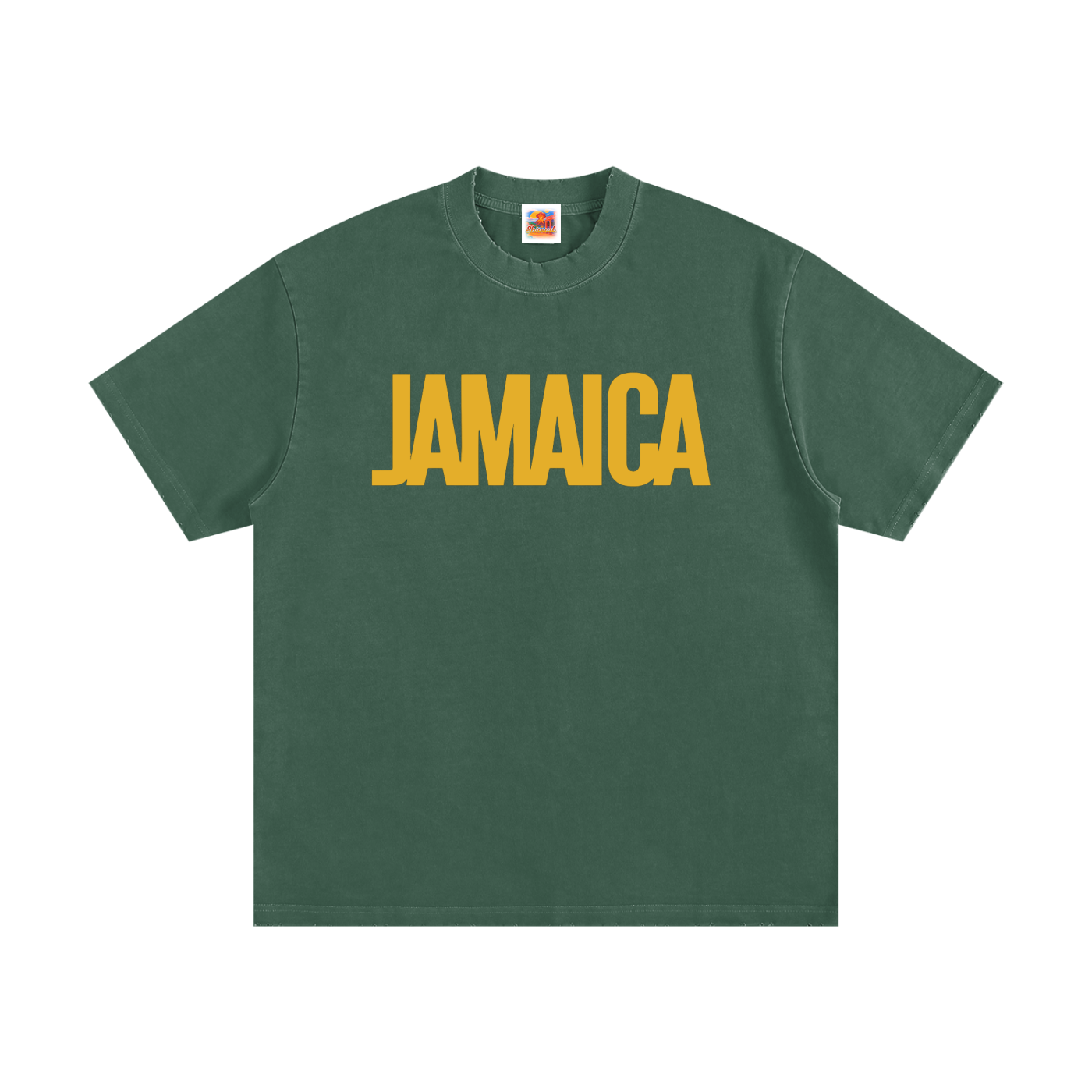 Vintage Jamaica Tee - Green and Gold