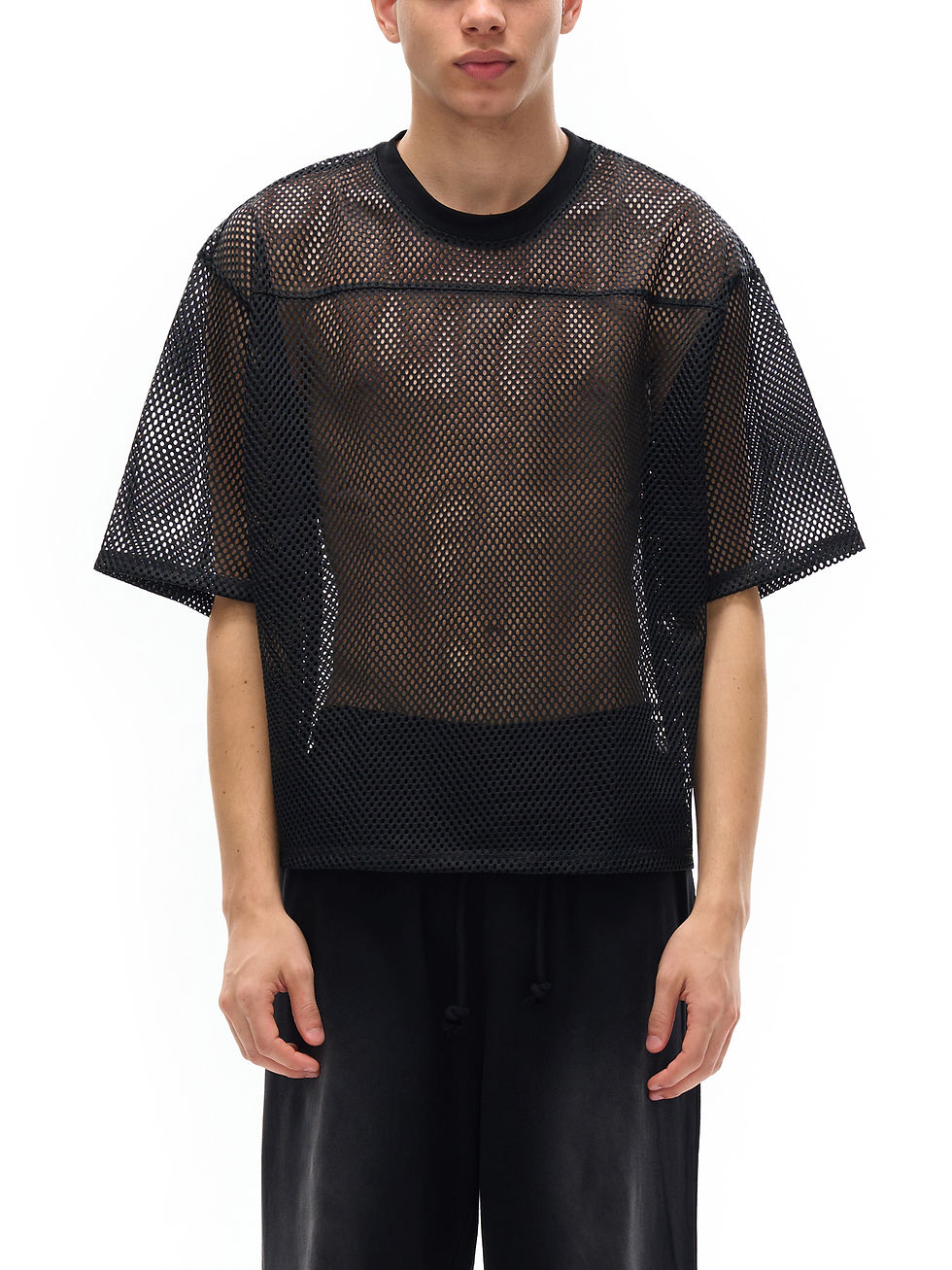 Thumbnail: Jamaica inna Mesh Marina Style tee (LIME face)