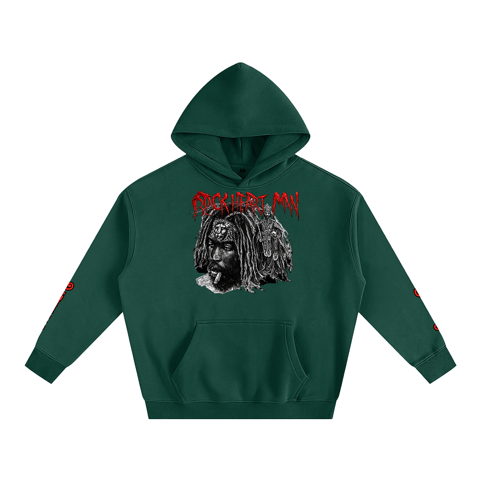 Thumbnail: Bunny - Blackheart Man - Oversize Fleeced Hoodie